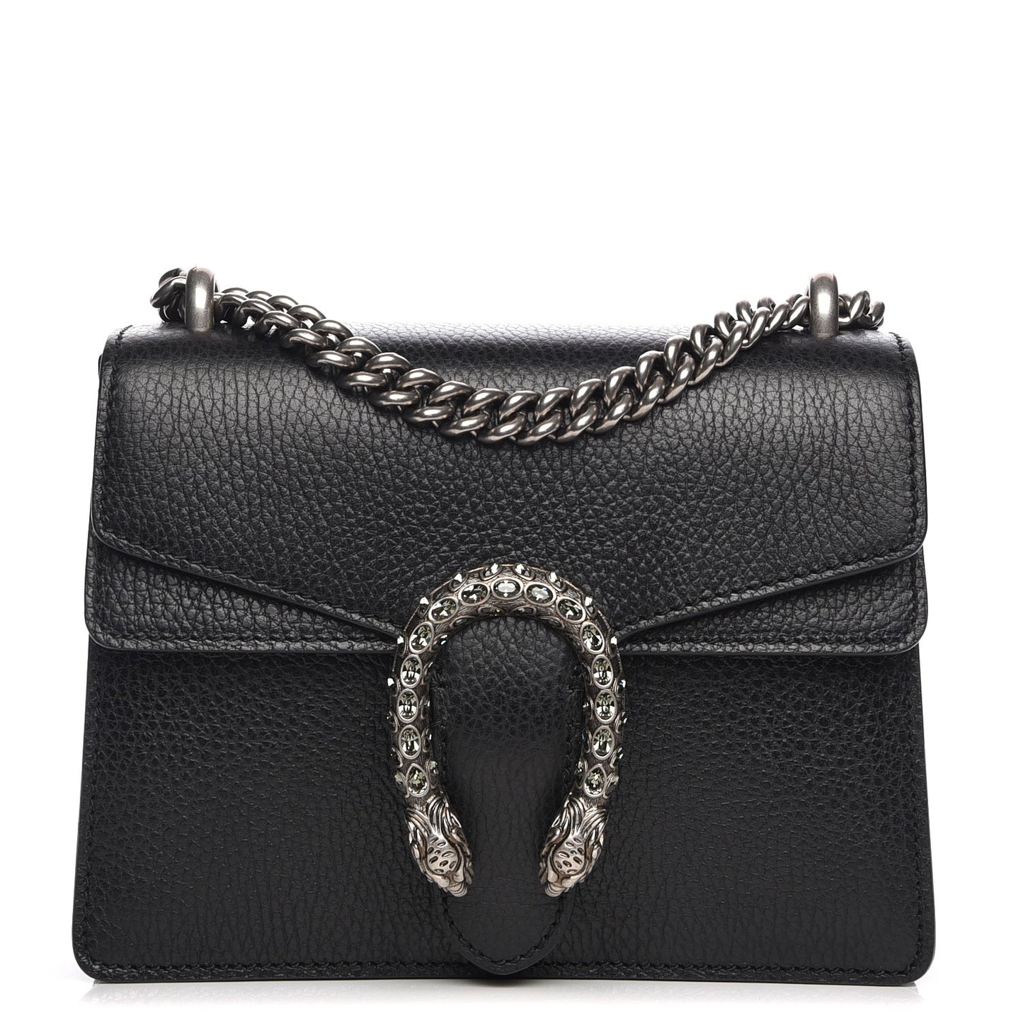 Calfskin Mini Dionysus Shoulder Bag Black