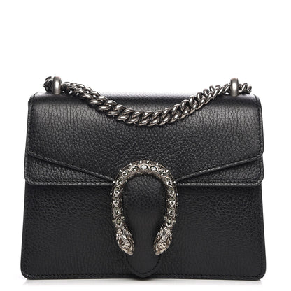 Gucci Calfskin Mini Dionysus Shoulder Bag Black 1 of 7