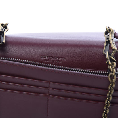 Bottega Veneta Nappa Intrecciato Chain Wallet Sienna 10 of 10