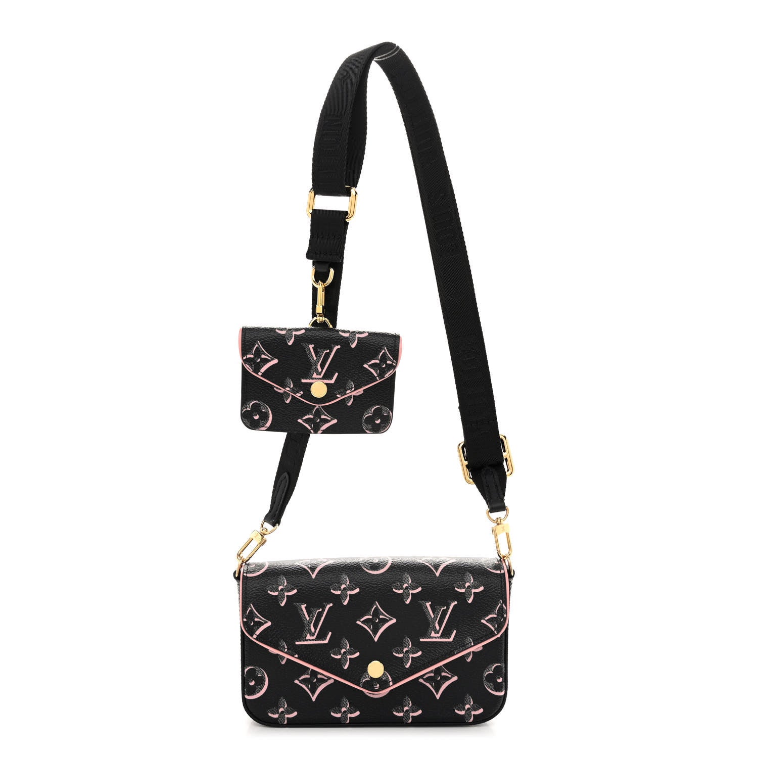 Louis Vuitton Monogram Fall For You Felicie Strap & Go Black 1 of 9