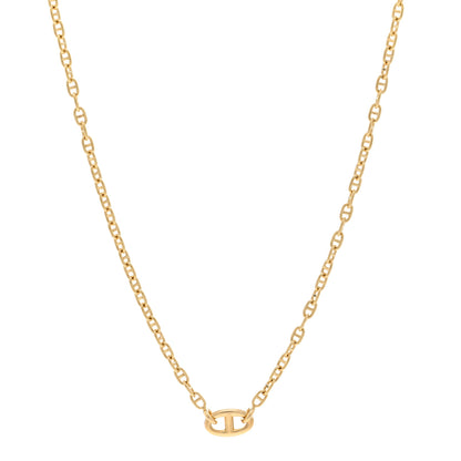 Hermes 18K Yellow Gold TPM Farandole Pendant Necklace 1 of 4