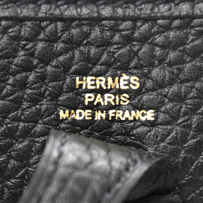 Hermes Taurillon Clemence Evelyne TPM Black 6 of 10