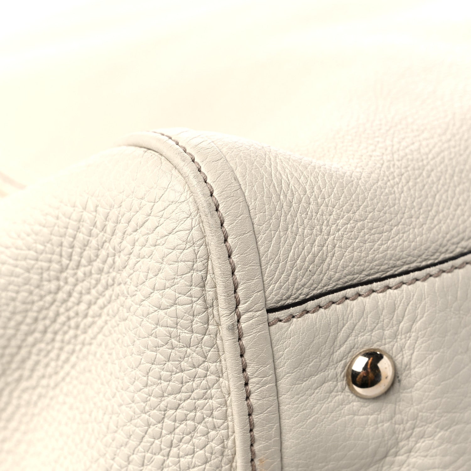 Gucci Pebbled Calfskin Large Soho Shoulder Bag Off White 10 of 19