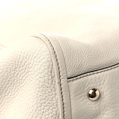 Gucci Pebbled Calfskin Large Soho Shoulder Bag Off White 10 of 19