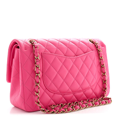 Chanel Caviar Quilted Medium Double Flap Pink 3 of 10