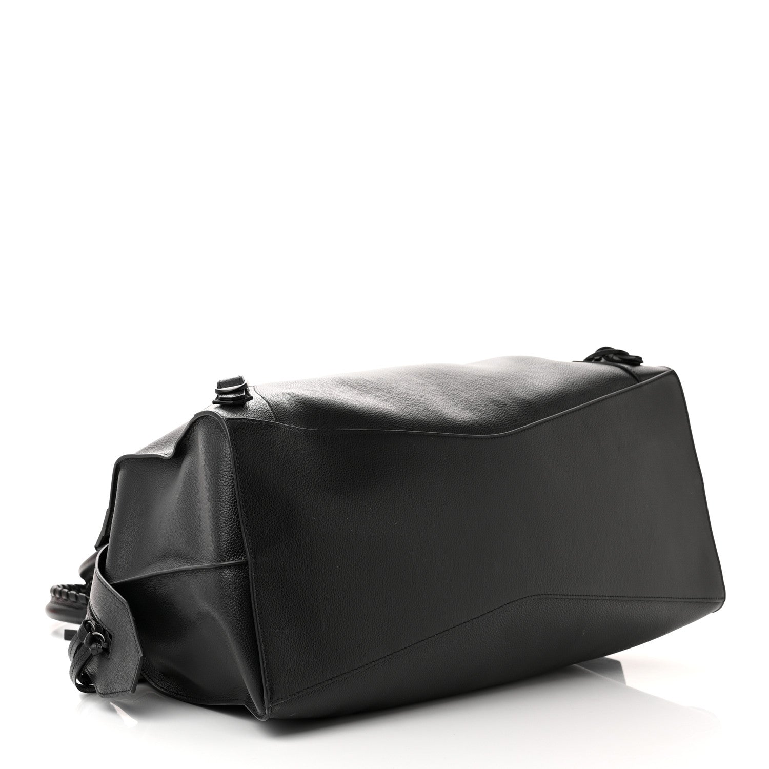 Balenciaga Grained Calfskin Neo Classic Black Hardware Large Top Handle Bag Black 4 of 11