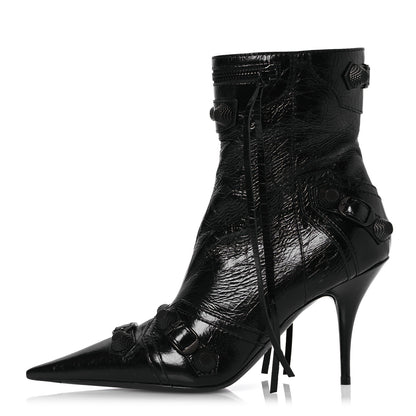 Balenciaga Agneau Arena Cagole 70mm Ankle Boots 38 Black 1 of 12