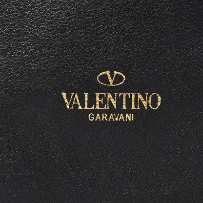 Valentino Garavani Vitello Rockstud Turnlock Metal Chain Shoulder Bag Black 7 of 7