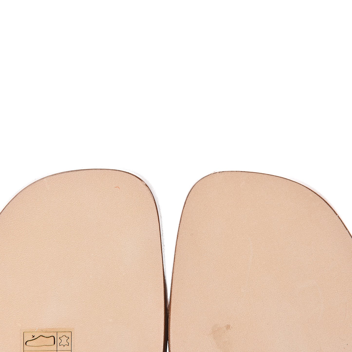 Box Calfskin Oran Sandals 36.5 Gold