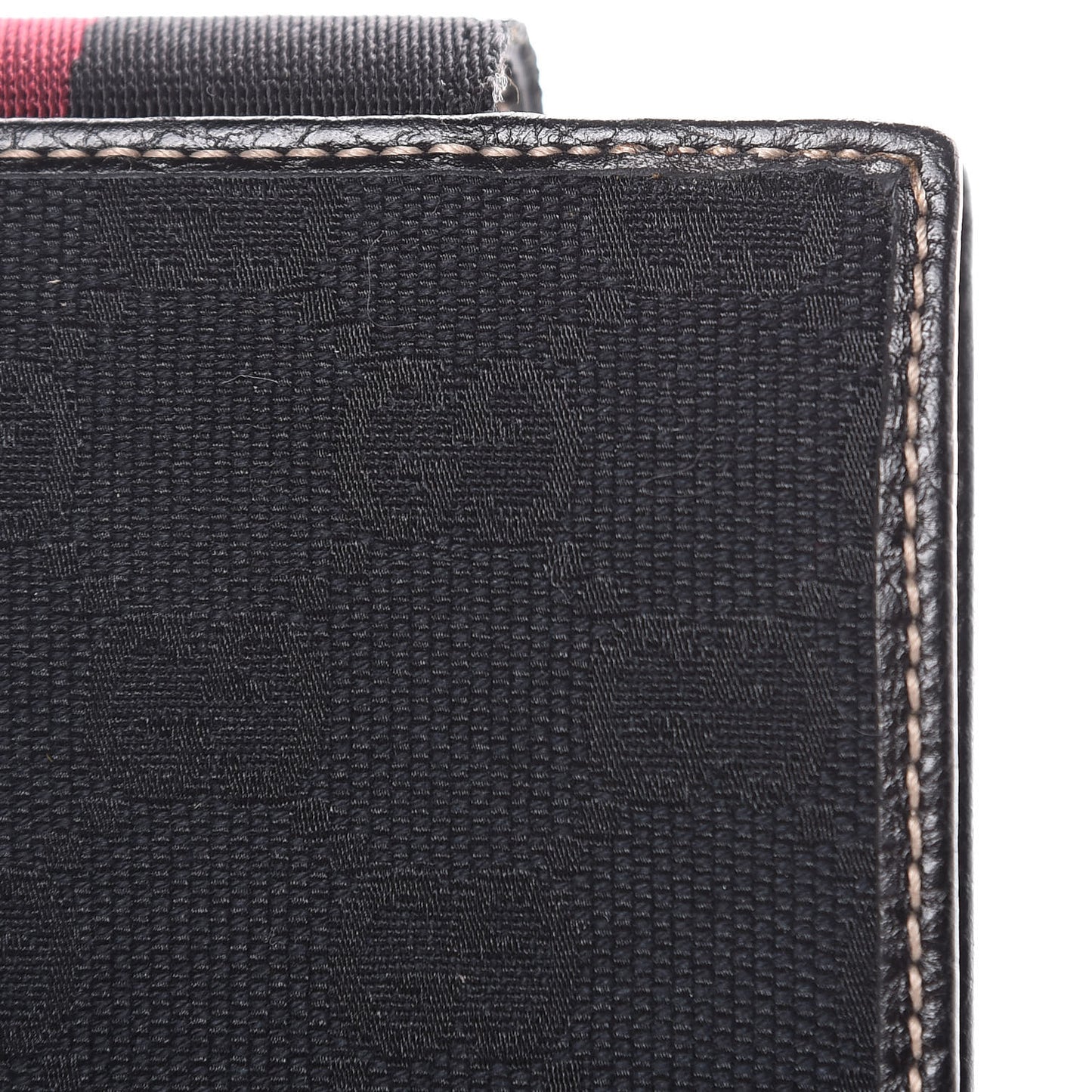 Monogram Web French Flap Wallet Black