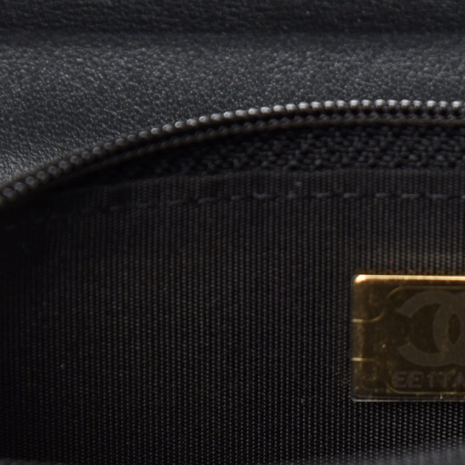 Chanel Caviar Quilted Boy Wallet On Chain WOC Black 10 of 12