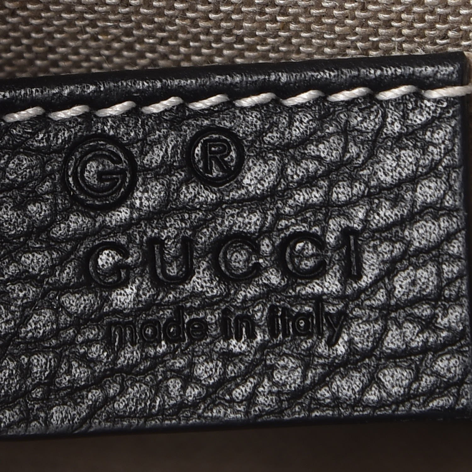 Gucci Dollar Calfskin Small Interlocking G Shoulder Bag Black 6 of 7