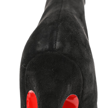 Christian Louboutin Suede Daf Booty 160 Ankle Boots 40.5 Black 9 of 9