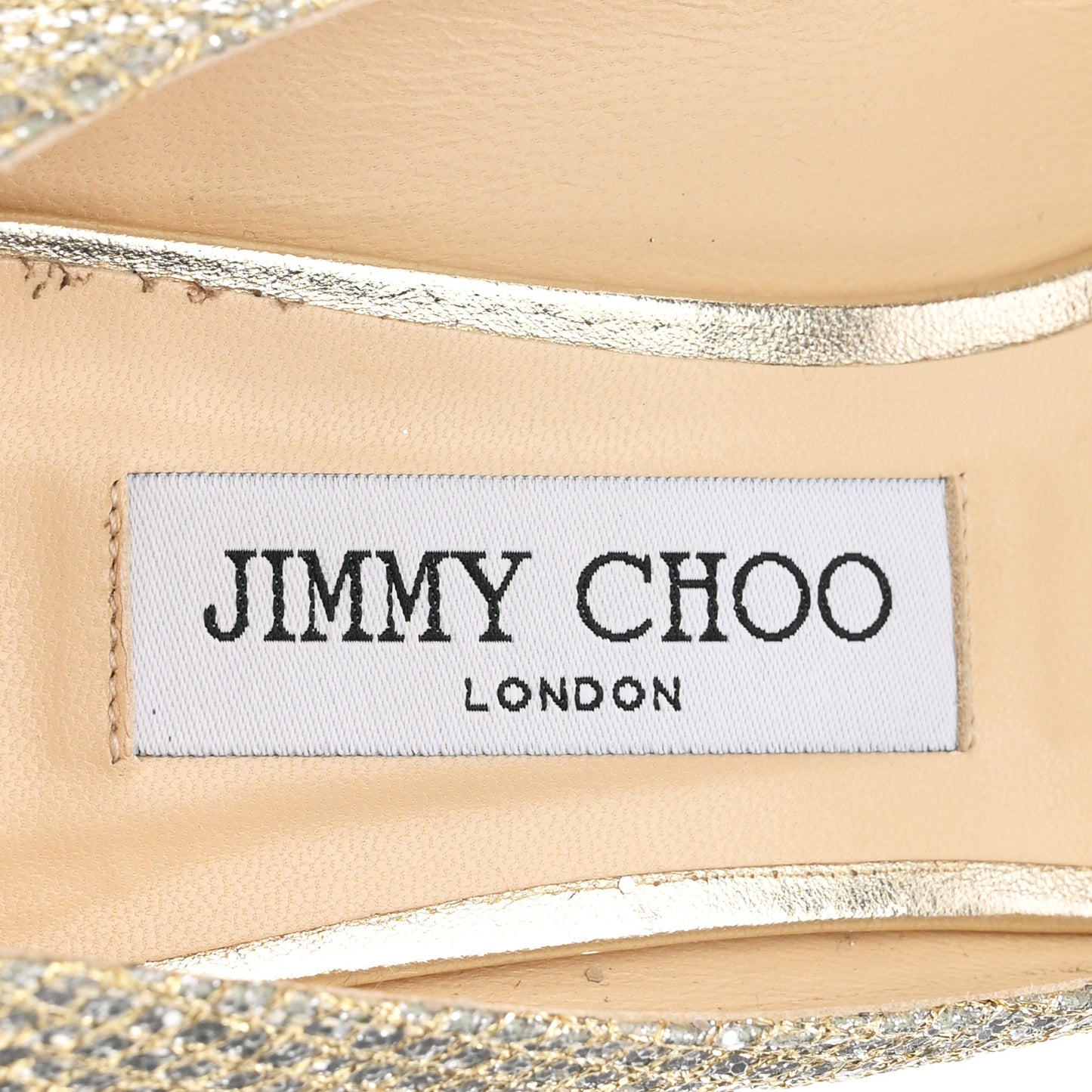 Lame Glitter Pointy Toe Romy 60 Pumps 39 Champagne