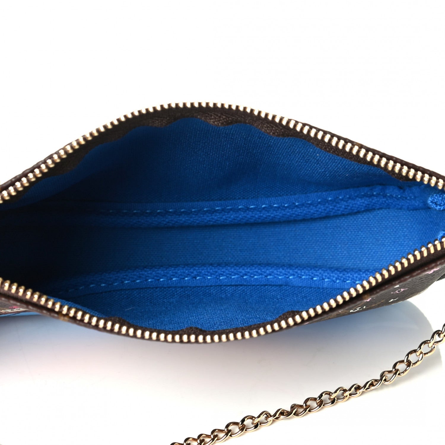 Louis Vuitton Monogram 2019 Christmas Animation Mini Venice Pochette Accessories Blue 5 of 5