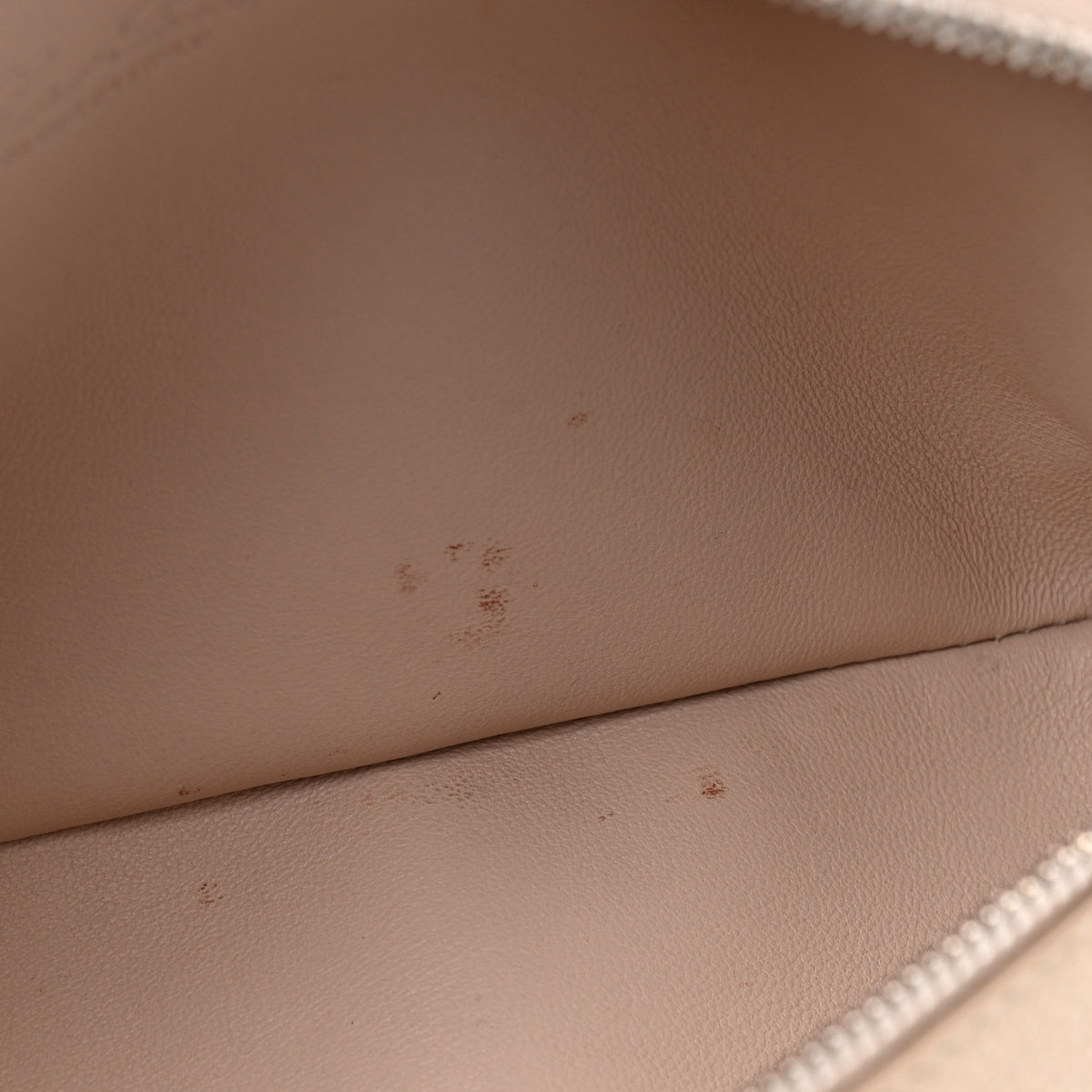 Grained Calfskin L19 Extra Pocket Pouch Light Travertine
