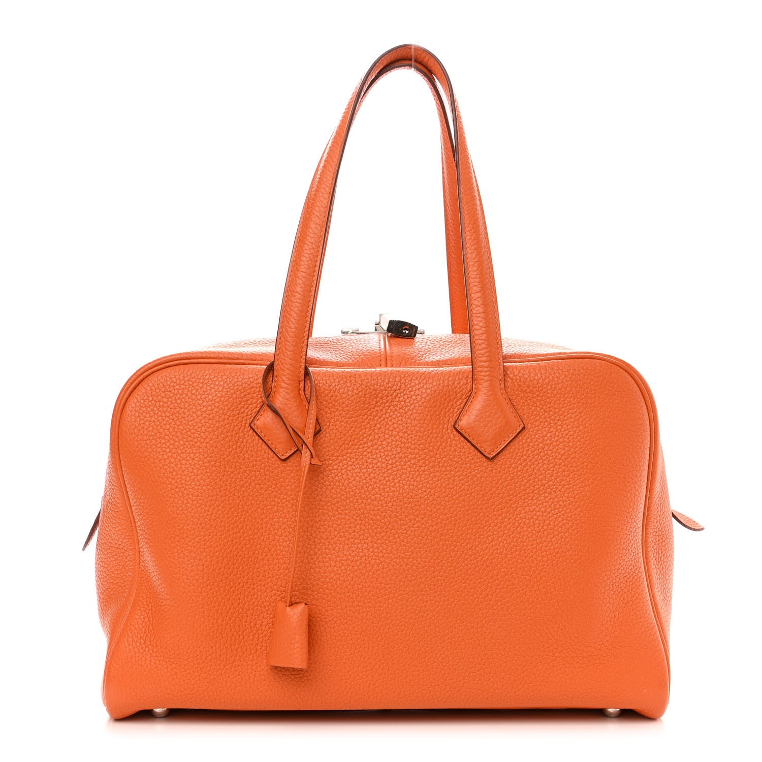 Hermes Taurillon Clemence Victoria II 35 Orange 1 of 13