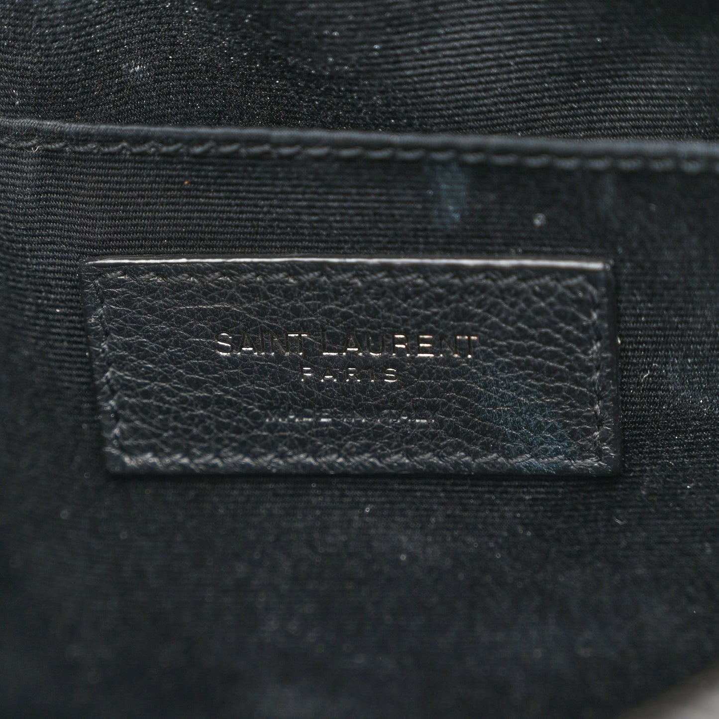 Patent Calfskin Matelasse Monogram Lou Camera Bag Black