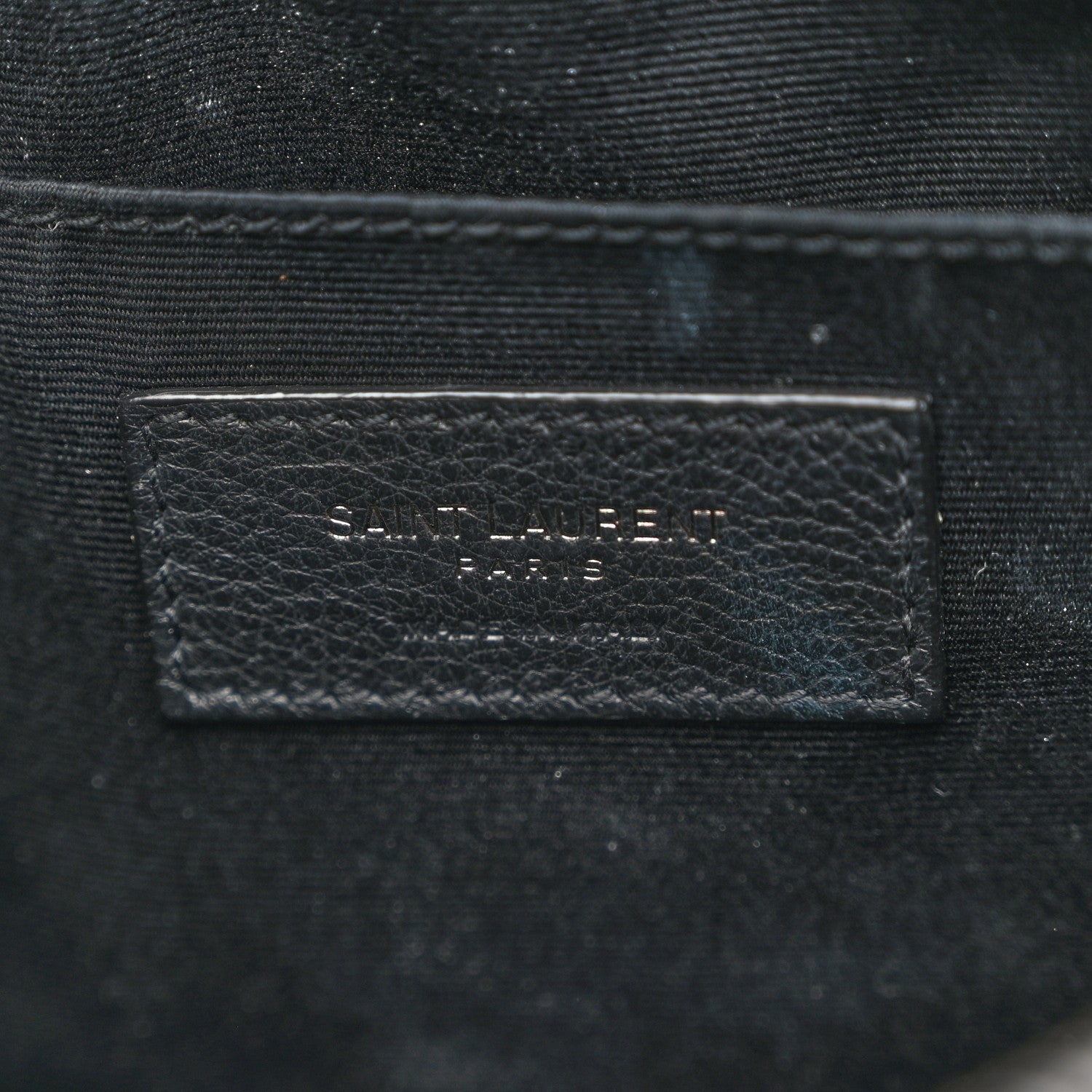 Saint Laurent Patent Calfskin Matelasse Monogram Lou Camera Bag Black 6 of 10