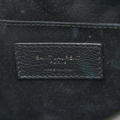 Saint Laurent Patent Calfskin Matelasse Monogram Lou Camera Bag Black 6 of 10