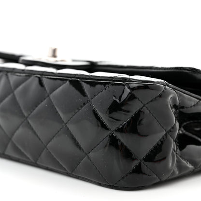 Chanel Patent Quilted Medium Double Flap Black 10 of 13