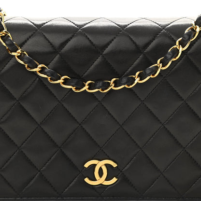 Chanel Lambskin Quilted Small Single Flap Black 7 of 12
