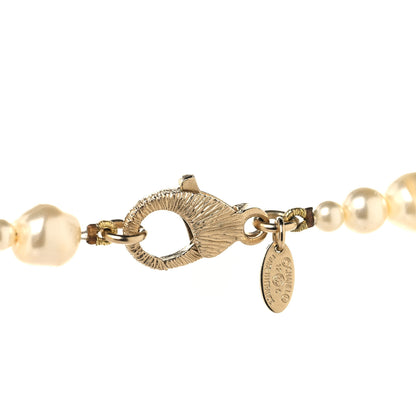 Chanel Pearl CC Long Necklace Light Gold 4 of 4