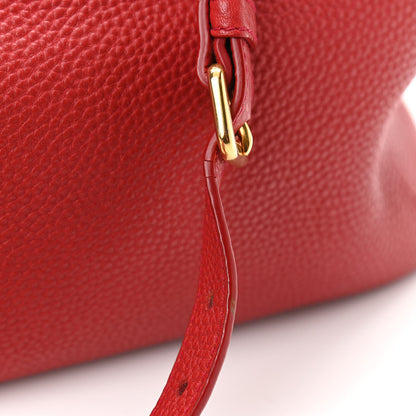 Prada Vitello Daino Tote Rosso 14 of 20