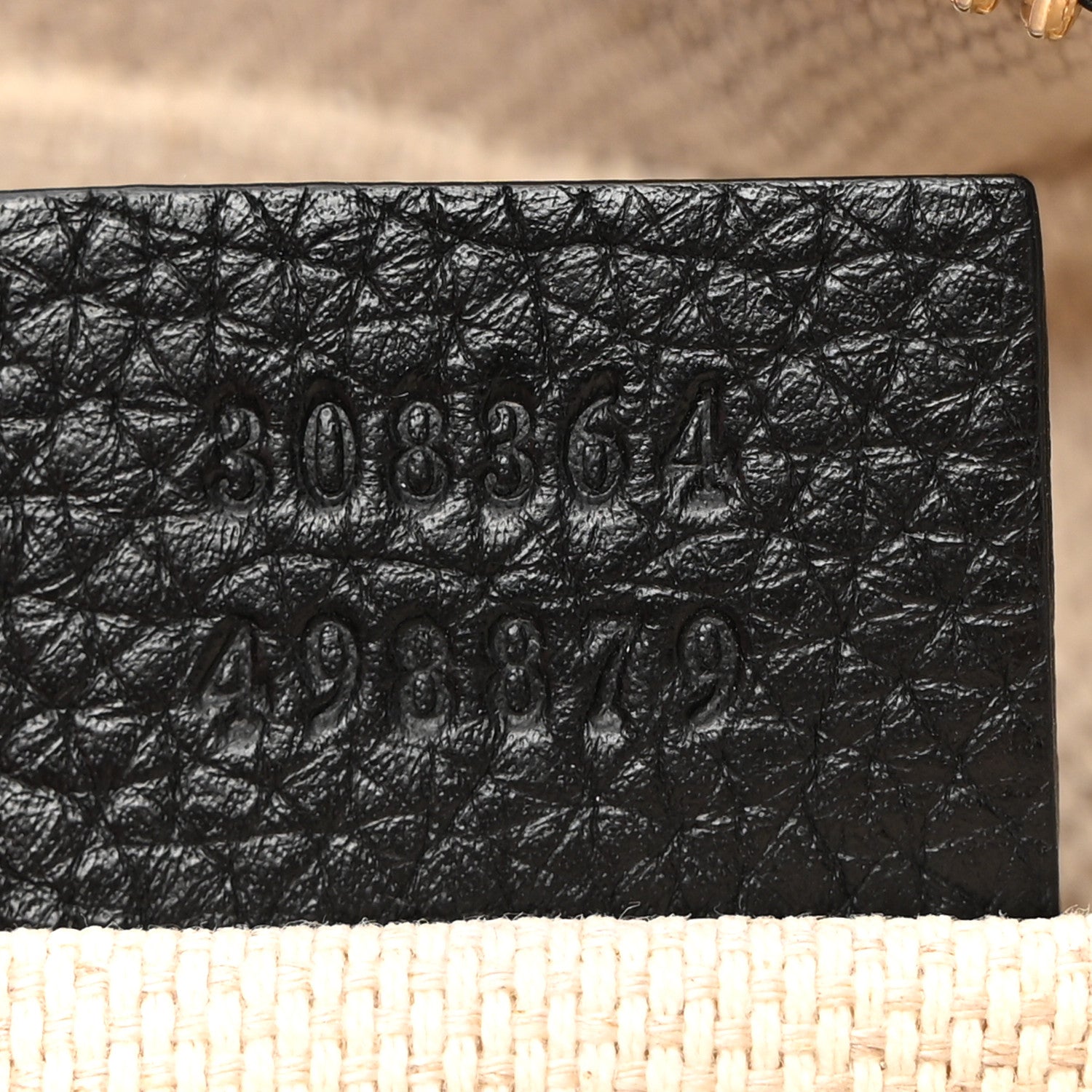 Gucci Pebbled Calfskin Small Soho Disco Bag Black 7 of 10