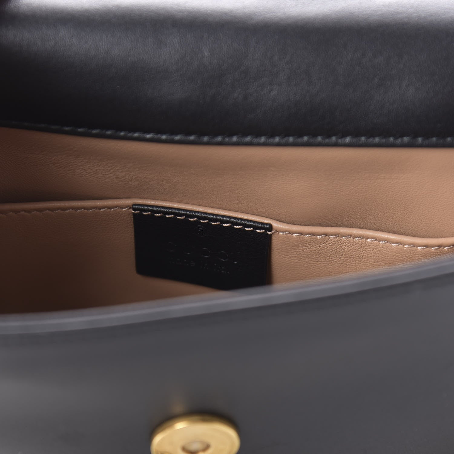 Gucci Nappa Pearl Studded Mini Queen Margaret Broadway Shoulder Bag Black 9 of 10