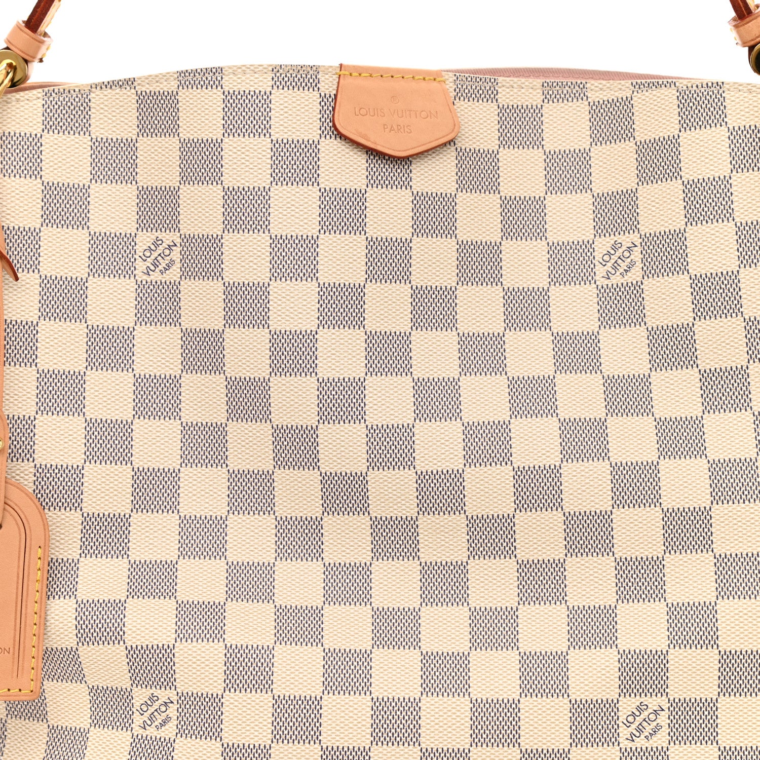 Louis Vuitton Damier Azur Graceful PM Rose Ballerine 7 of 9