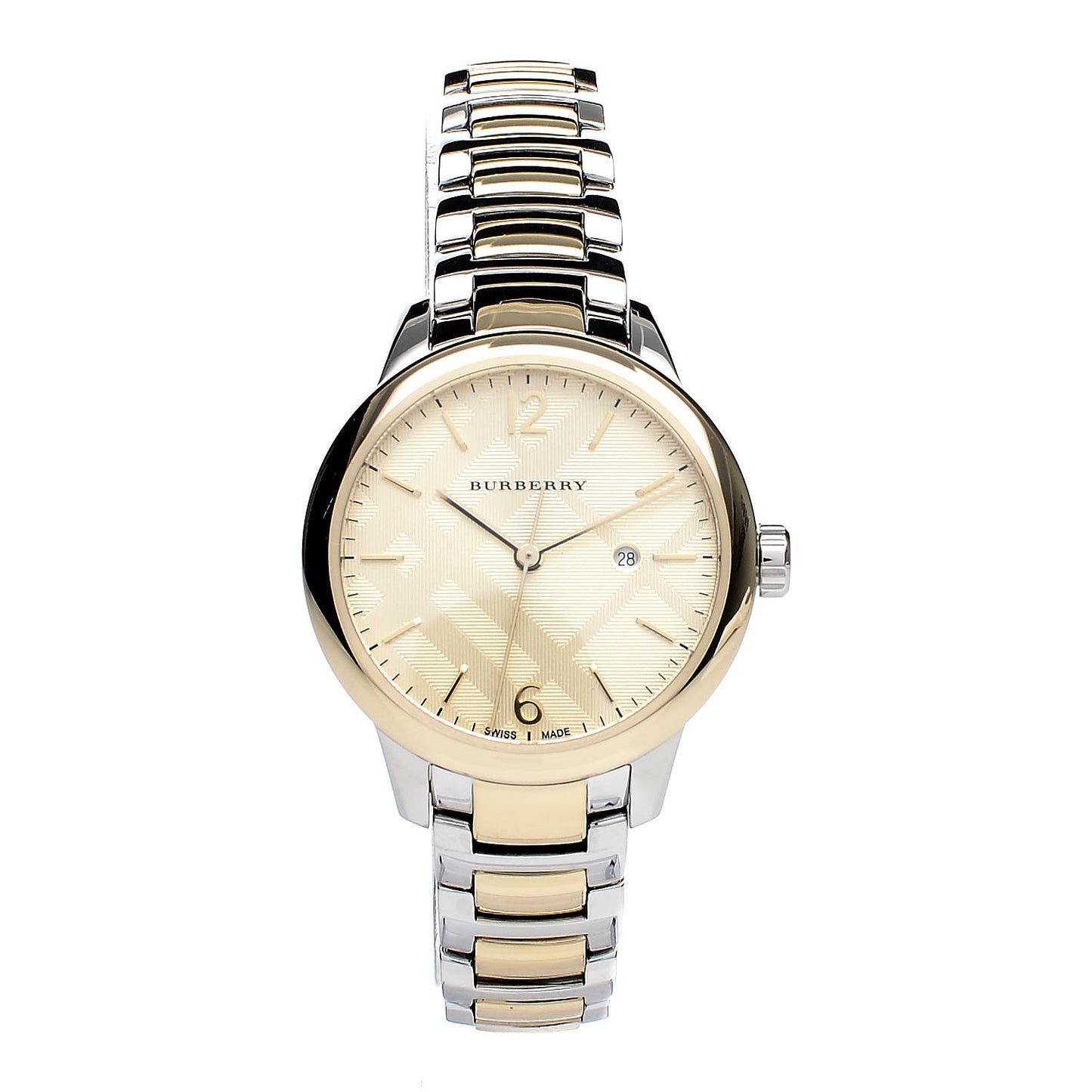 Stainless Steel 32mm Classic Round Quartz Watch Gold BU10118