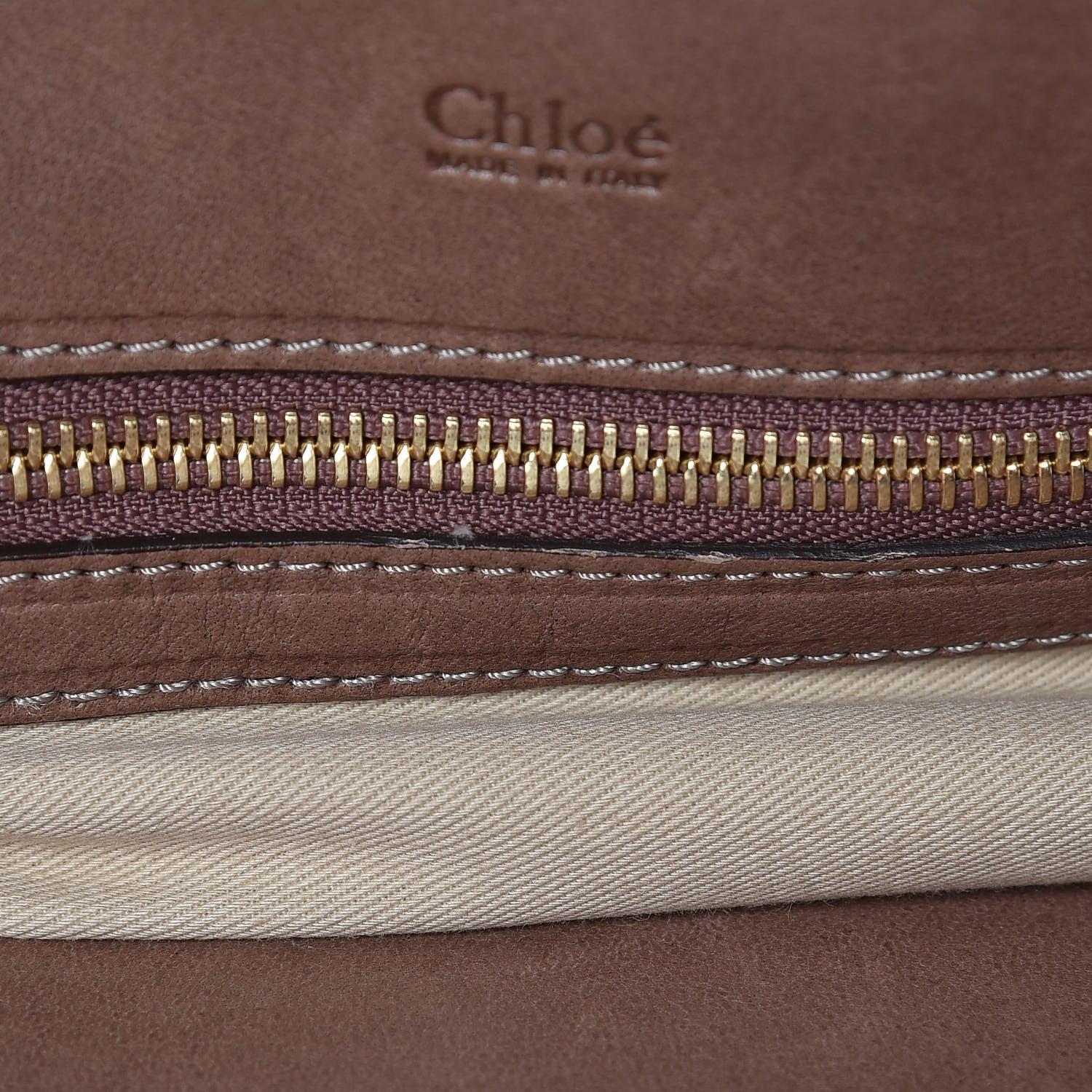 Chloe Lambskin Medium Heloise Satchel Gazelle 11 of 15