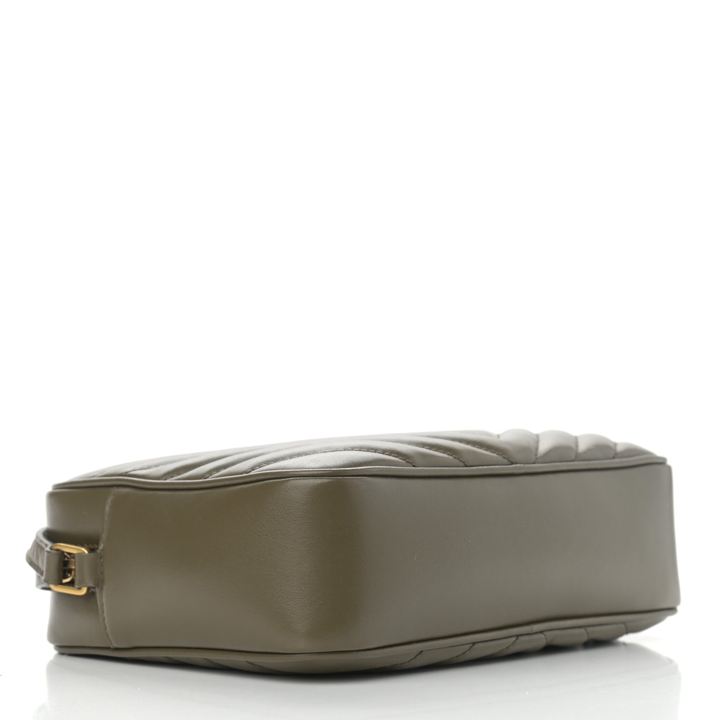 Calfskin Matelasse Monogram Lou Camera Bag Military Olive