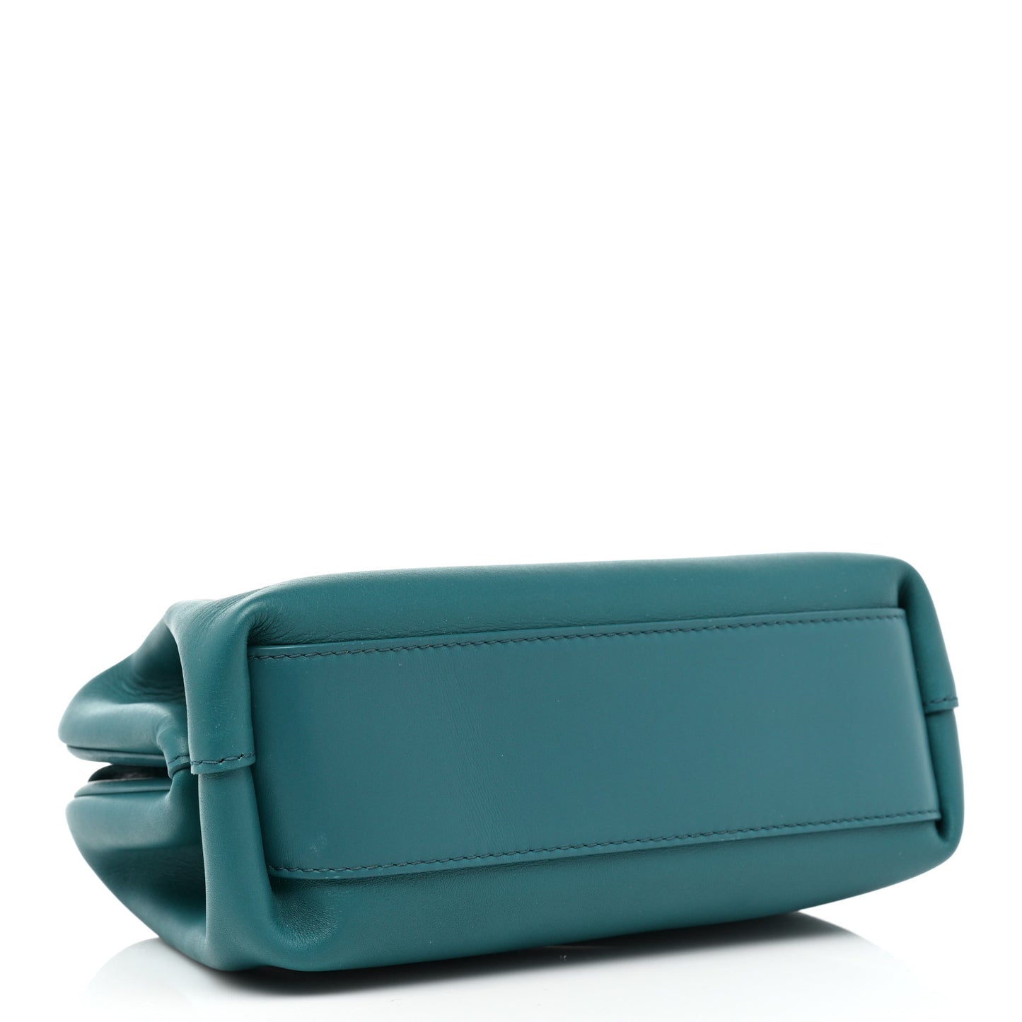 Calfskin Small The Point Triangle Bag Mallard