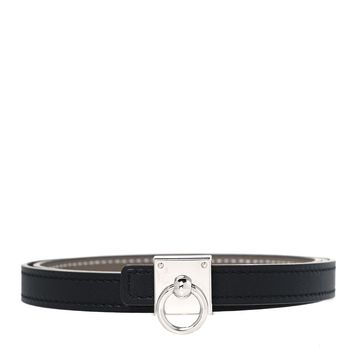 Epsom 18mm Belt Etoupe Black
