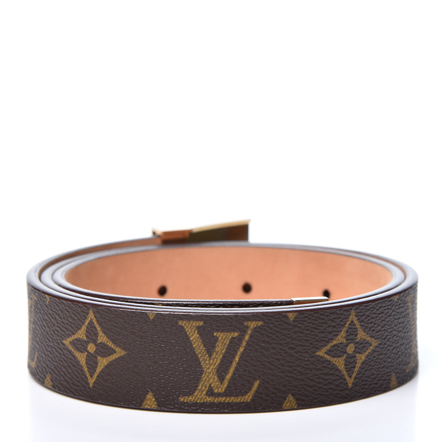Monogram Ceinture Belt Gold Buckle 70 28