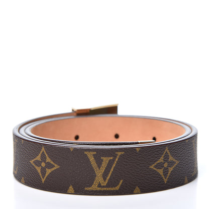 Louis Vuitton Monogram Ceinture Belt Gold Buckle 70 28 2 of 7