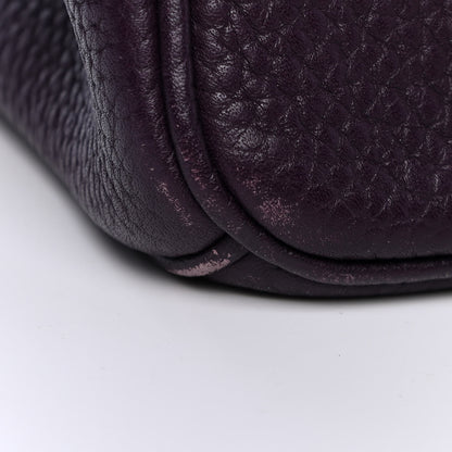 Hermes Taurillon Clemence Birkin 35 Raisin 12 of 12