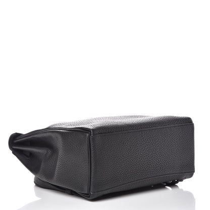 Hermes Taurillon Clemence Kelly Ado Backpack Black 5 of 25