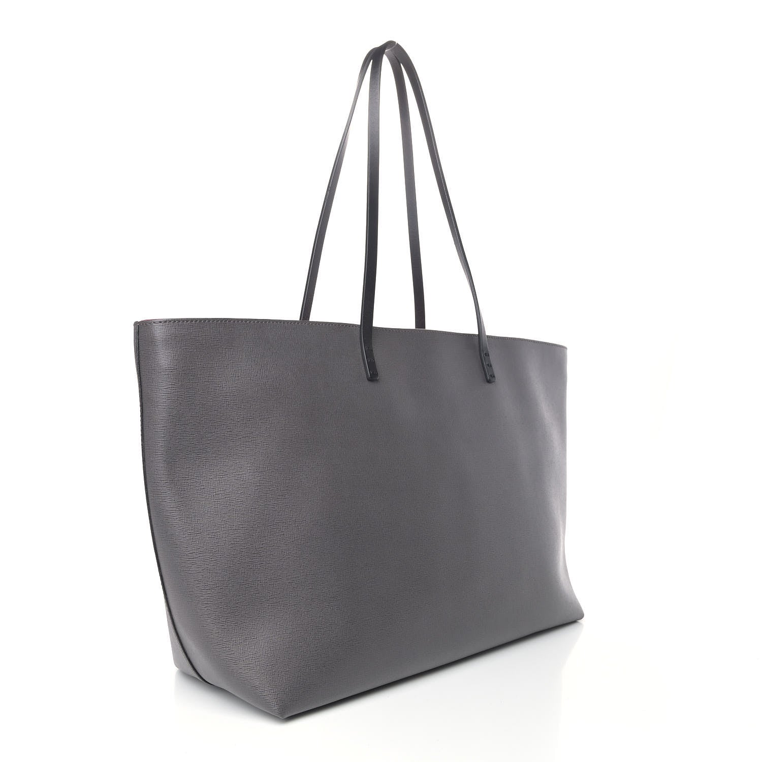 Fendi Vitello Elite Cuoio Monster Buggies Medium Roll Tote Carbone Black Multicolor Magenta 2 of 5