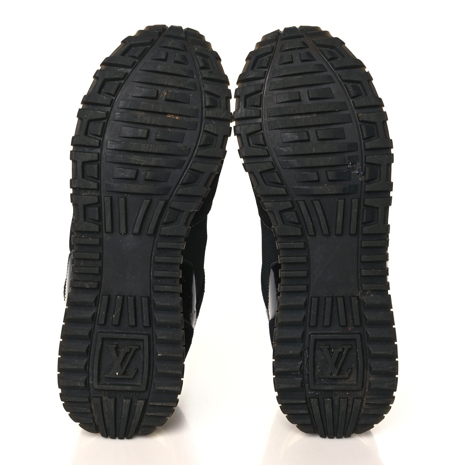 Louis Vuitton Suede Monogram Run Away Sneakers 36.5 Black 5 of 9