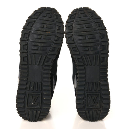 Louis Vuitton Suede Monogram Run Away Sneakers 36.5 Black 5 of 9