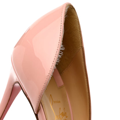 Christian Louboutin Patent Iriza 100 Pumps 38.5 Eglantine 8 of 10