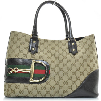 Gucci Monogram Hasler Tote 2 of 13