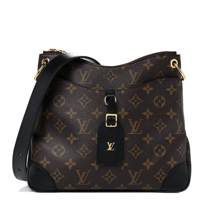 Louis Vuitton Monogram Odeon PM Black 1 of 17