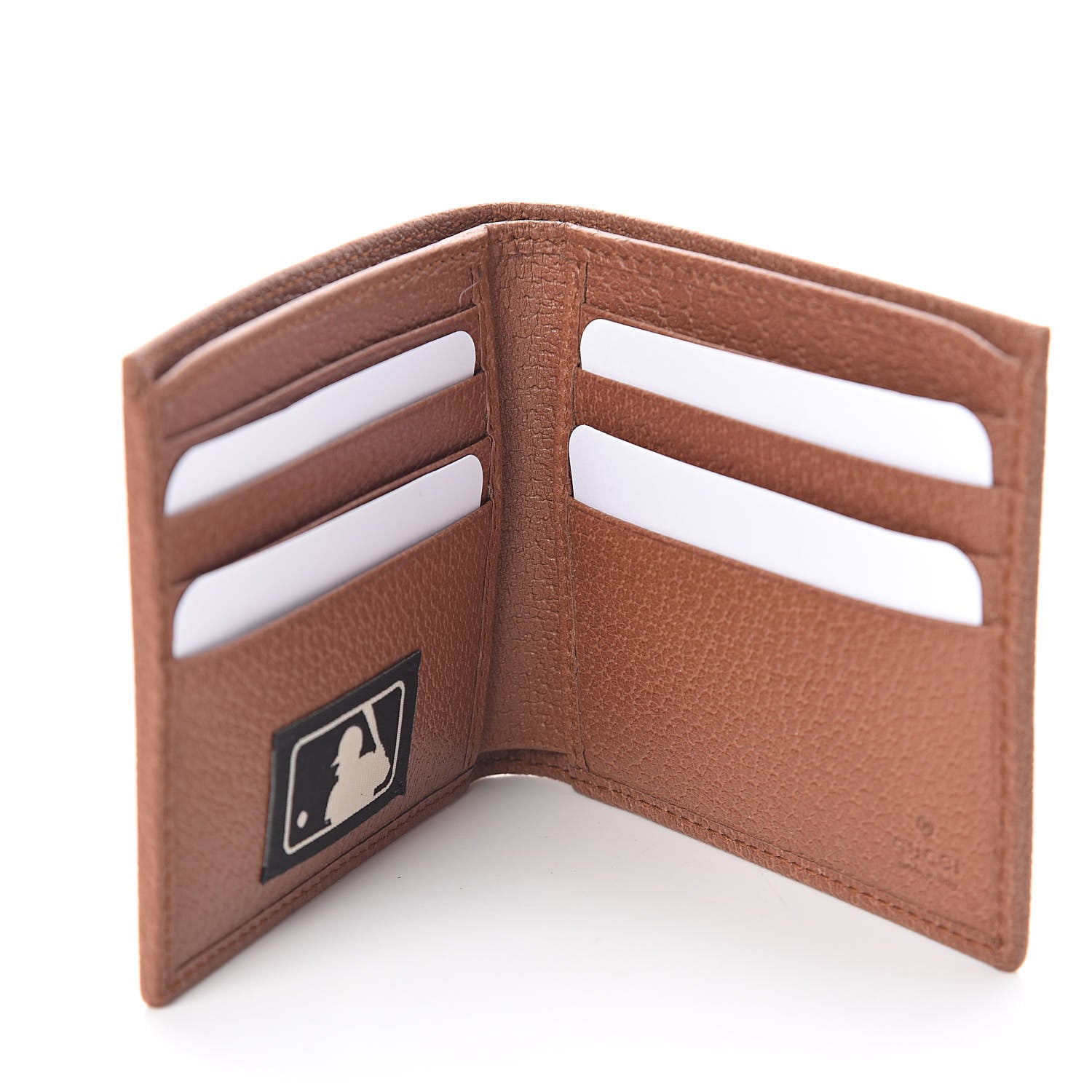 Gucci X MLB Monogram LA Dodgers Bi-Fold Wallet Beige Ruggine Ivory 5 of 7