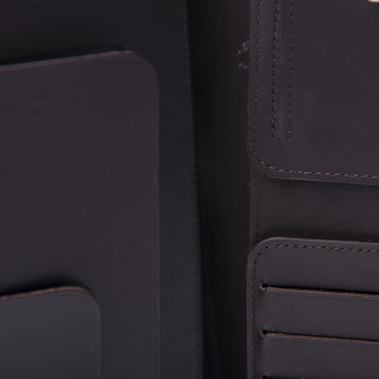 Monogram Glace Portefeuille Double Wallet Cafe