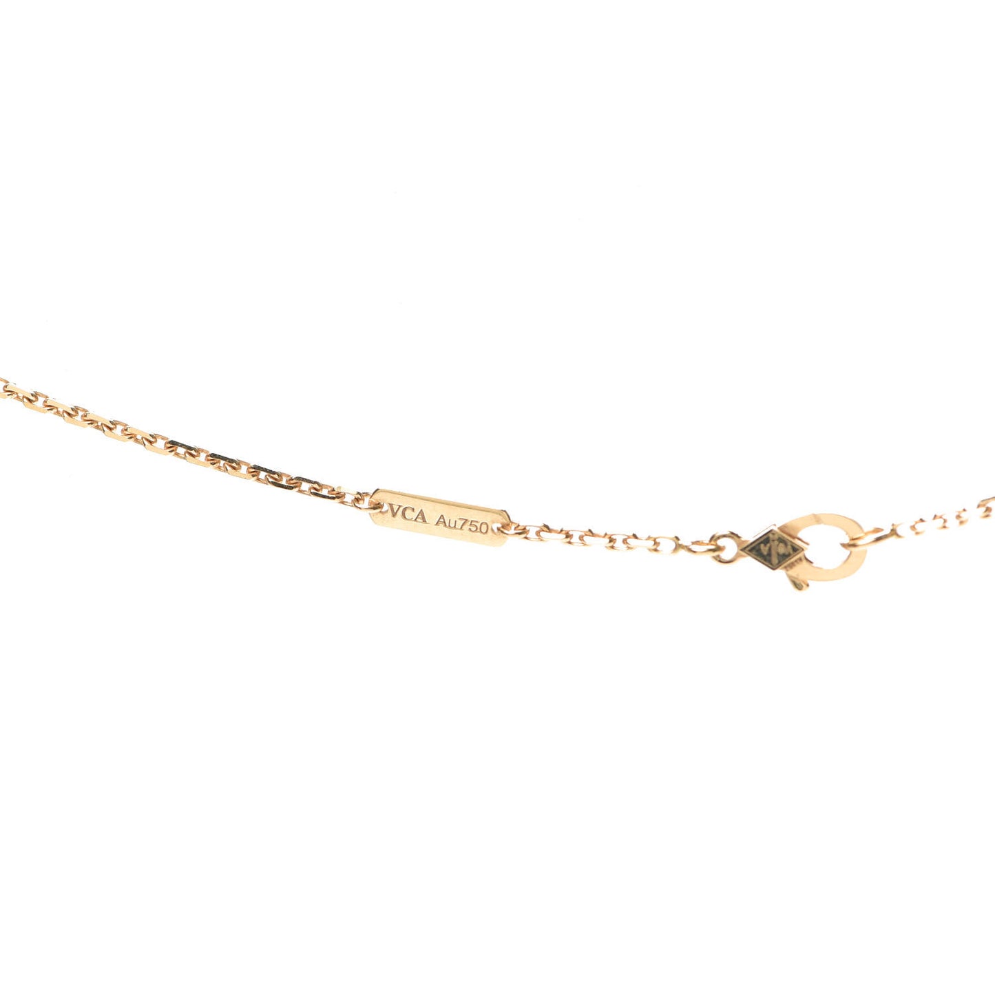 18K Yellow Gold Mother of Pearl Magic Alhambra Long Necklace