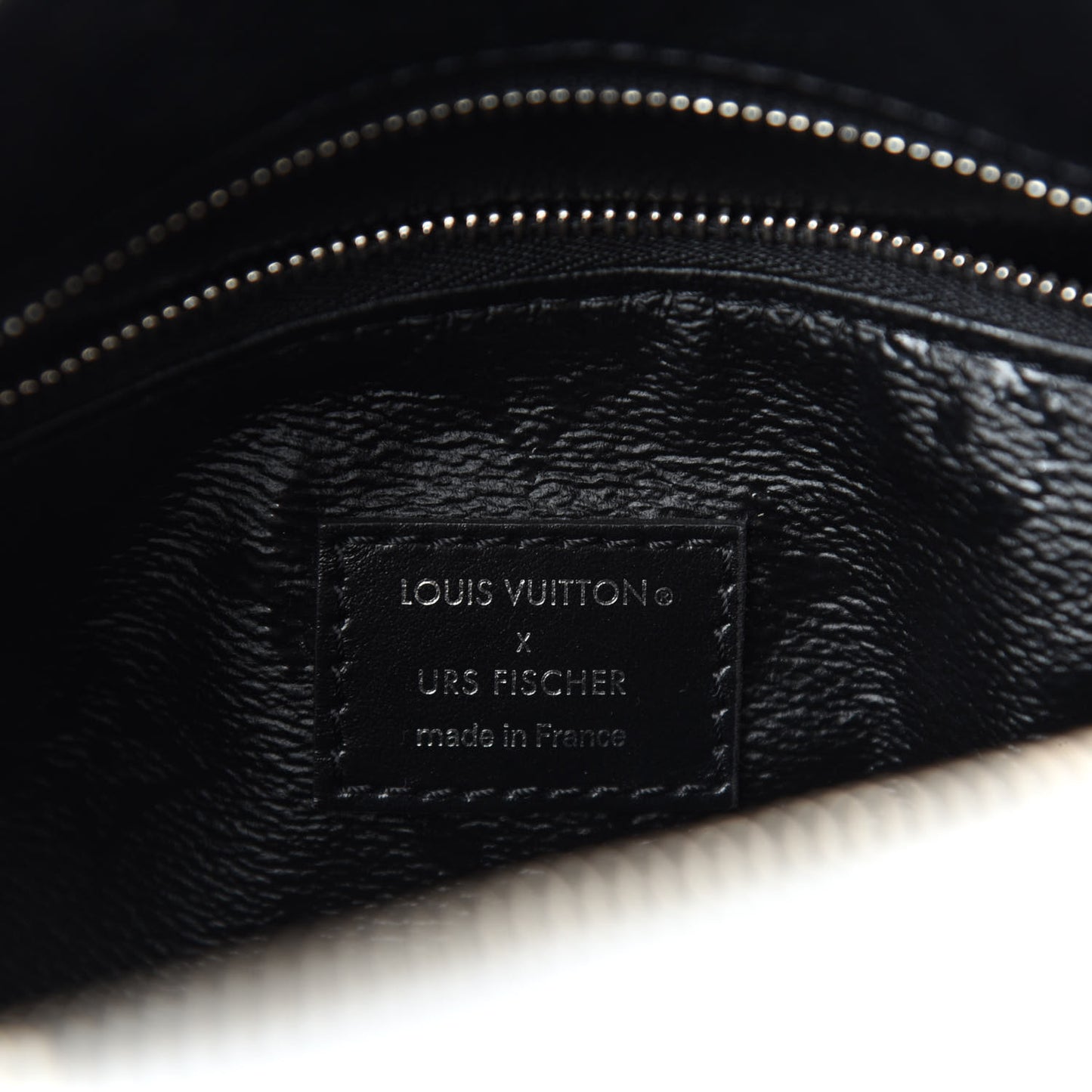 X UF Tufted Monogram Speedy Bandouliere 25 White Black